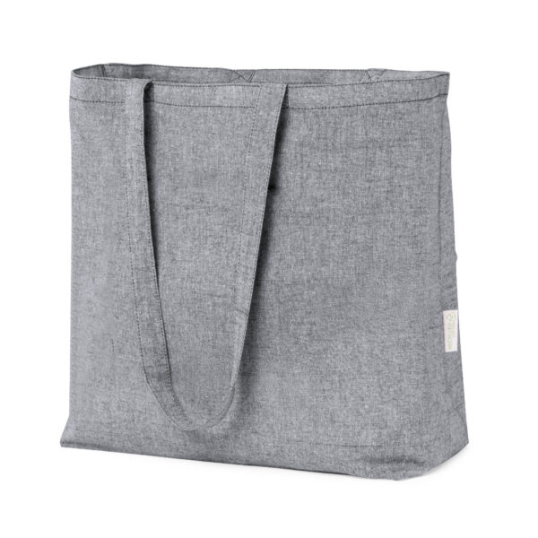 Mulepose med logo — Genanvendt bomuld (GRS)