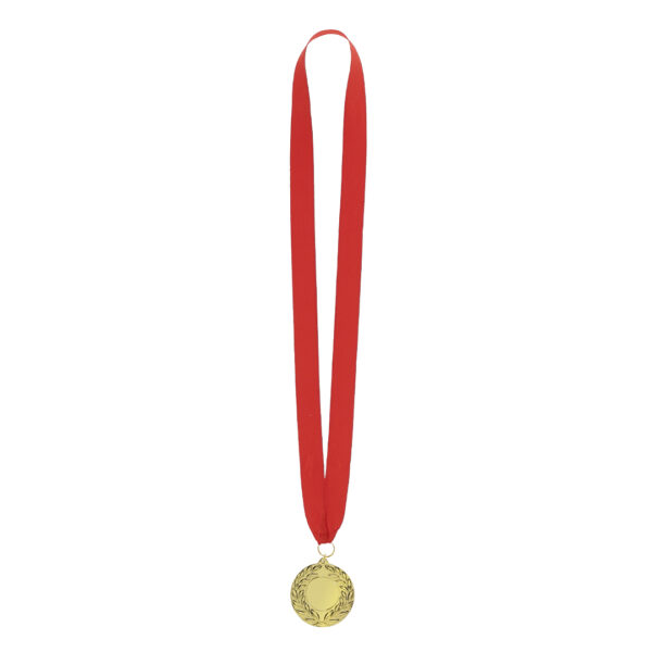 Medalje med logo — Klassisk guld i metal