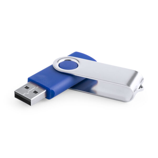 USB-nøgle med logo — 16GB drejemekanisme