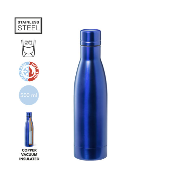 Termoflaske med logo — 500 ml vakuumisoleret stål