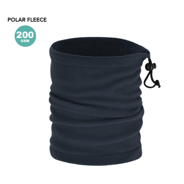 Halsedisse med logo — Polar fleece, justerbar