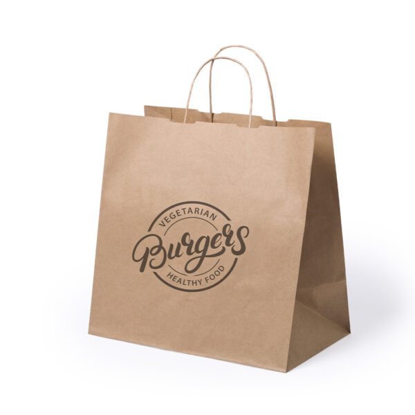 Take-away pose med logo — Naturpapir 80g