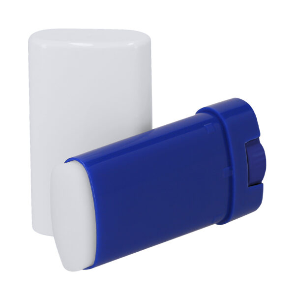 Solstift med logo — SPF 30 i oval dåse