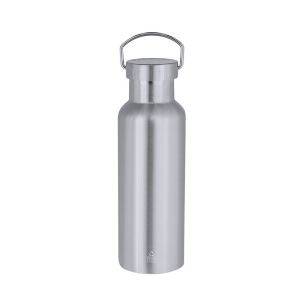 Termoflaske med logo — Genanvendt rustfrit stål, 500 ml