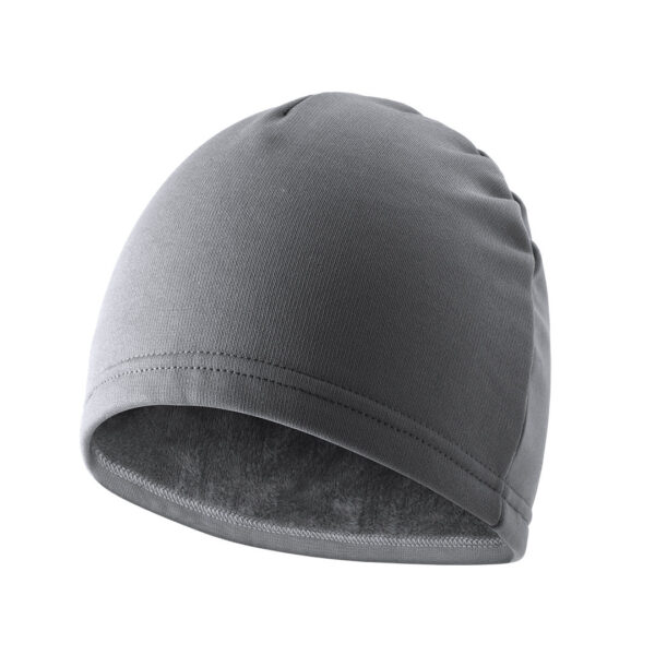 Sportshue med logo — Polyester og korallfleece, 280 g