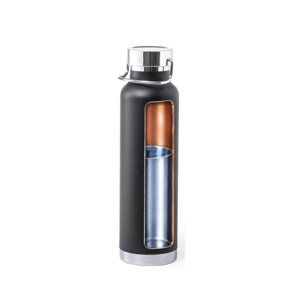 Termoflaske med logo — Rustfrit stål, 650 ml